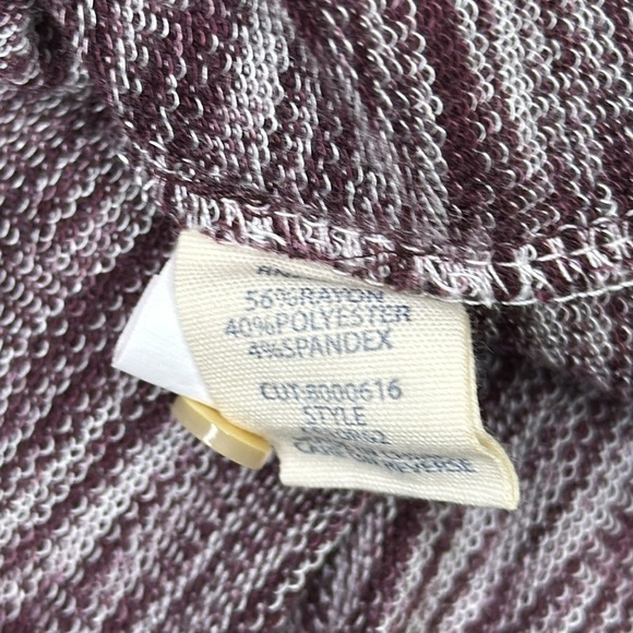 Max Edition Weekend Maroon Jersey Long Sleeve Dress Large - Picture 10 of 12